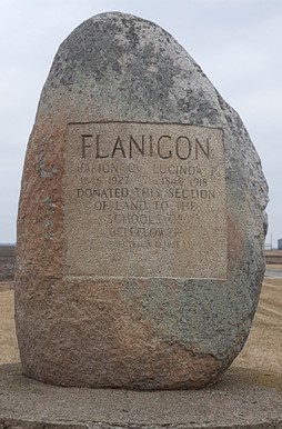 Flanigon Rock on Hwy 136